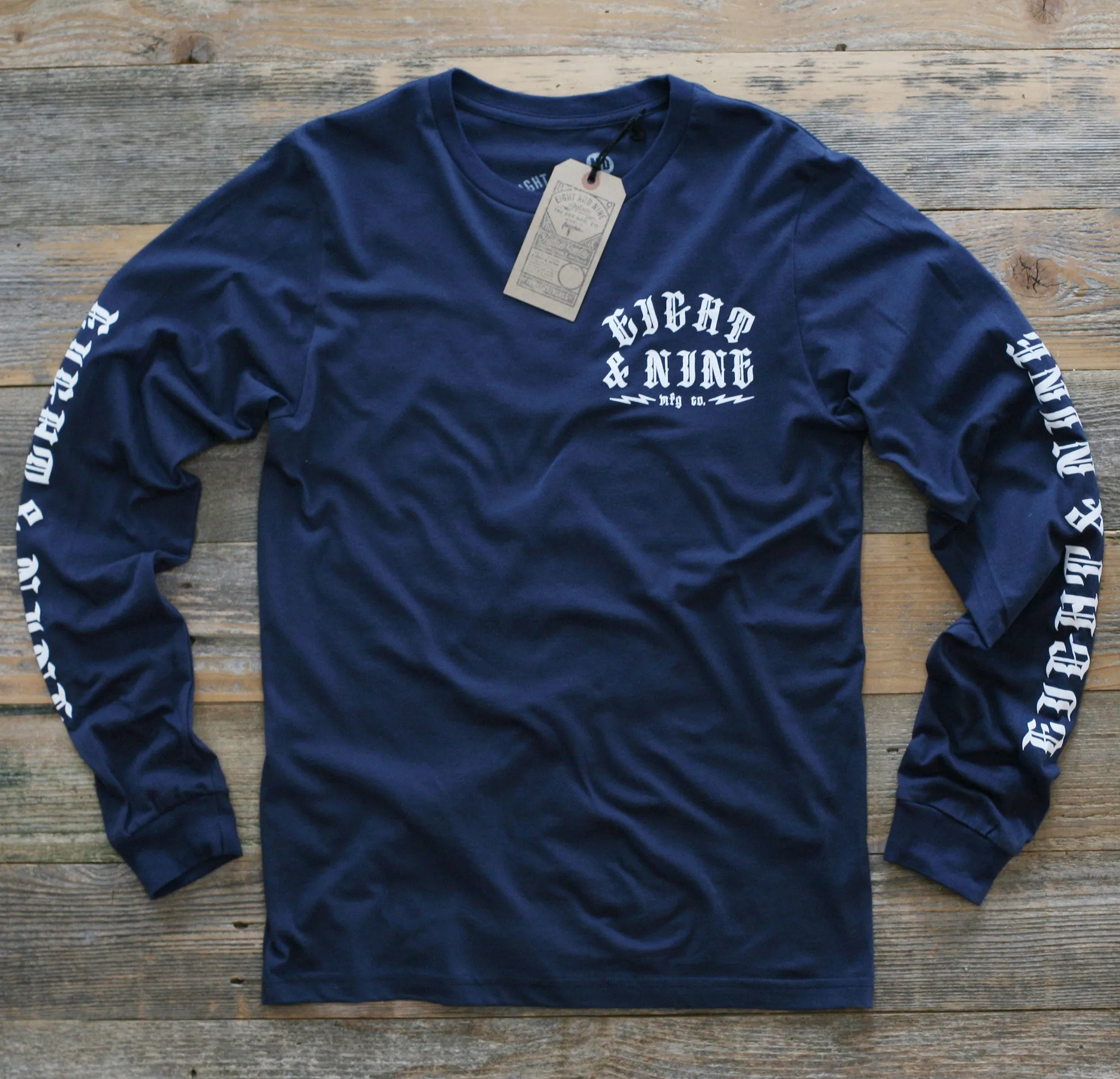 Trench Dwellers Premium Navy L/S Tee