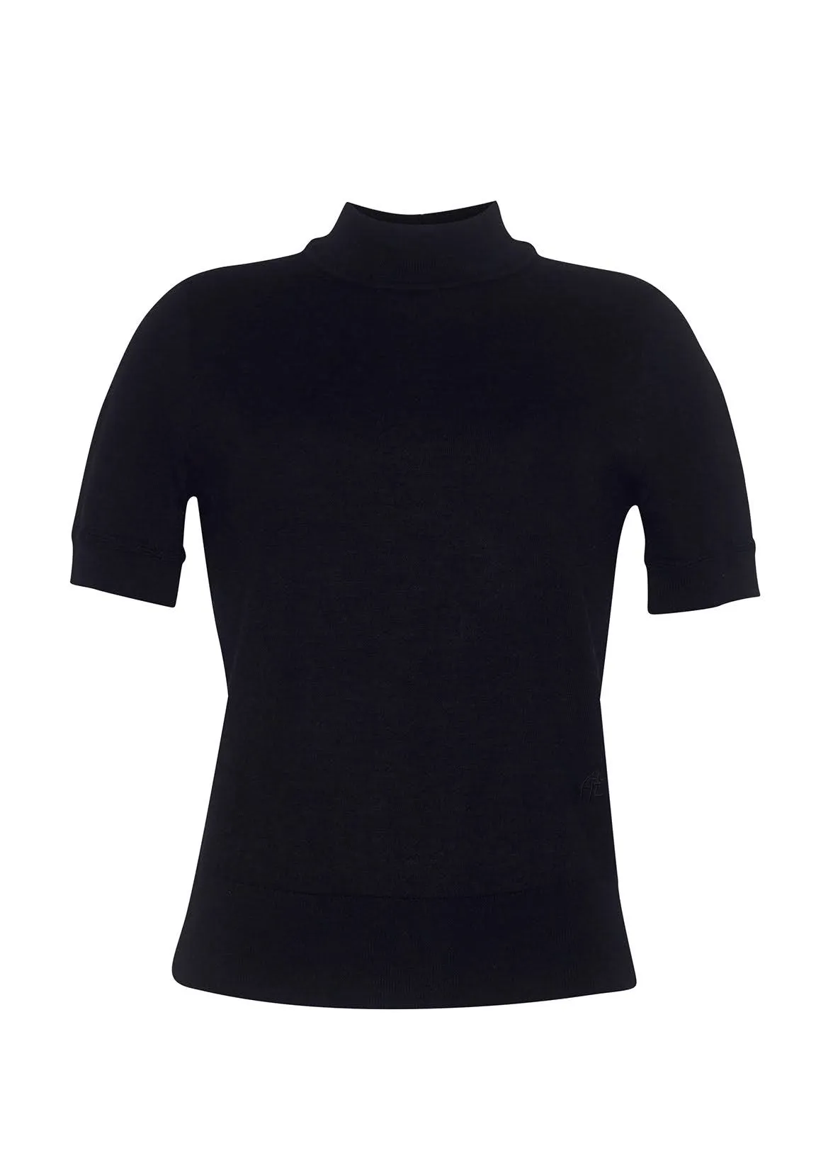 ultra-fine cashmere mockneck