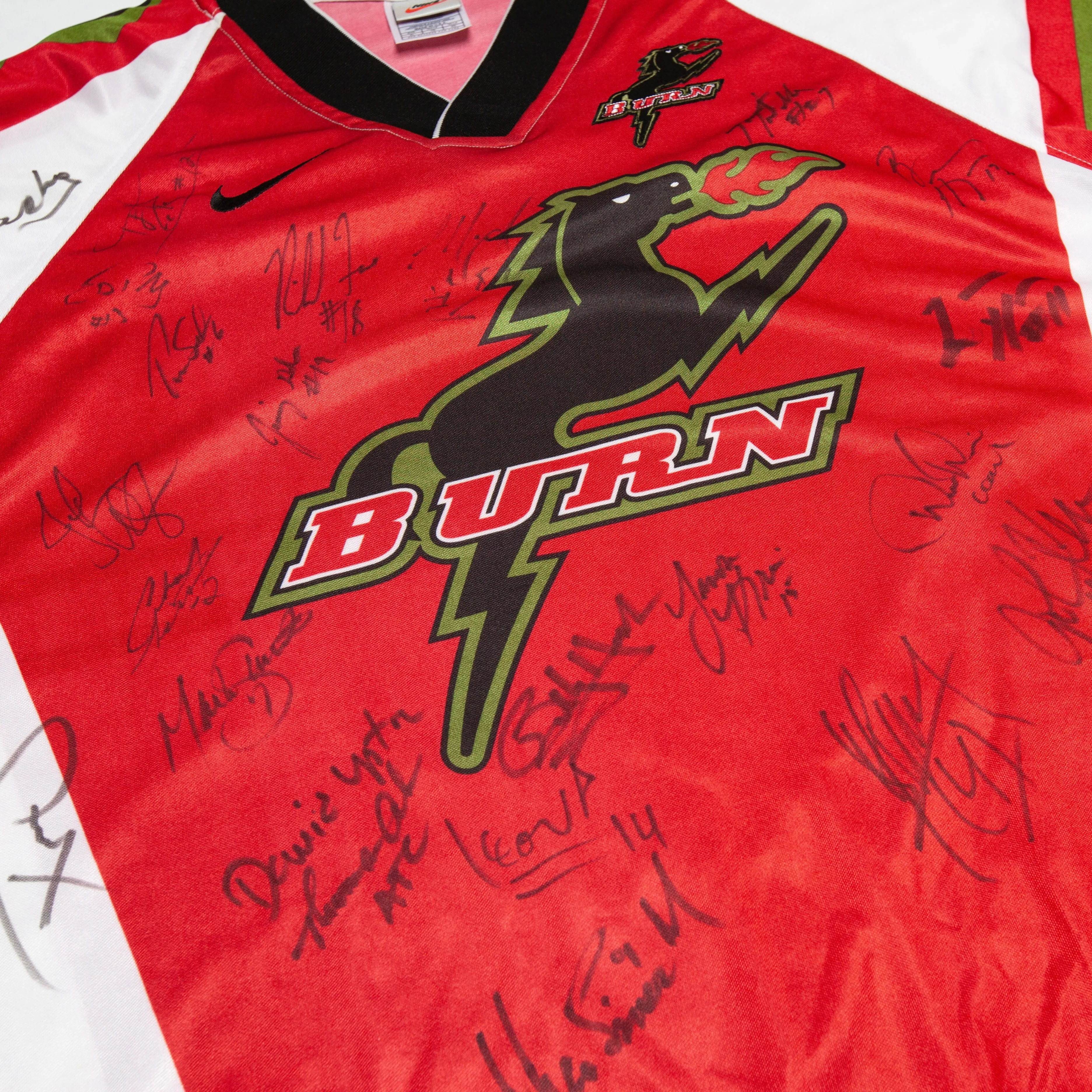 Vintage Dallas Burn Team Signed Jersey XL