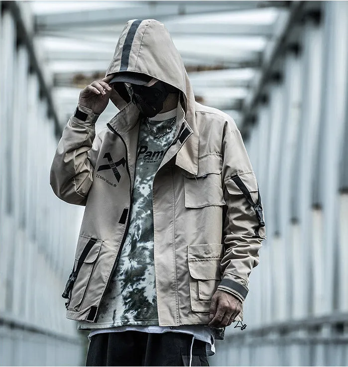 WLS New York Streetwear Cargo Winter Jacket