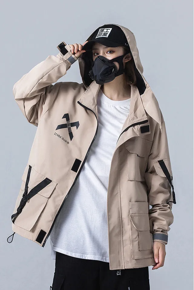 WLS New York Streetwear Cargo Winter Jacket