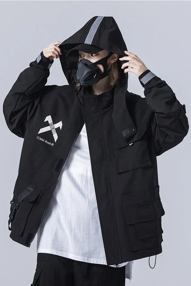 WLS New York Streetwear Cargo Winter Jacket