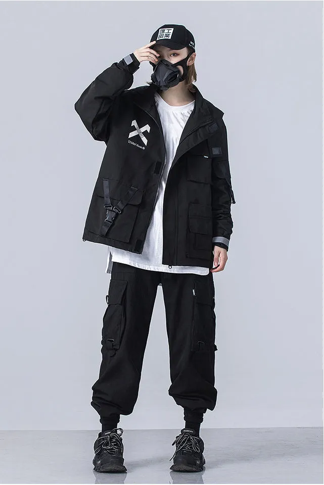 WLS New York Streetwear Cargo Winter Jacket