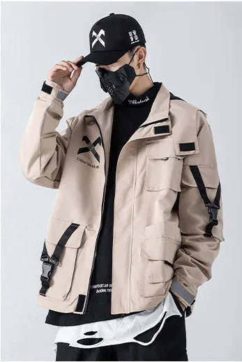 WLS New York Streetwear Cargo Winter Jacket