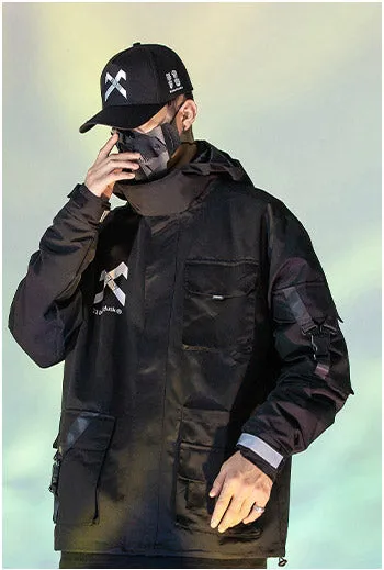 WLS New York Streetwear Cargo Winter Jacket