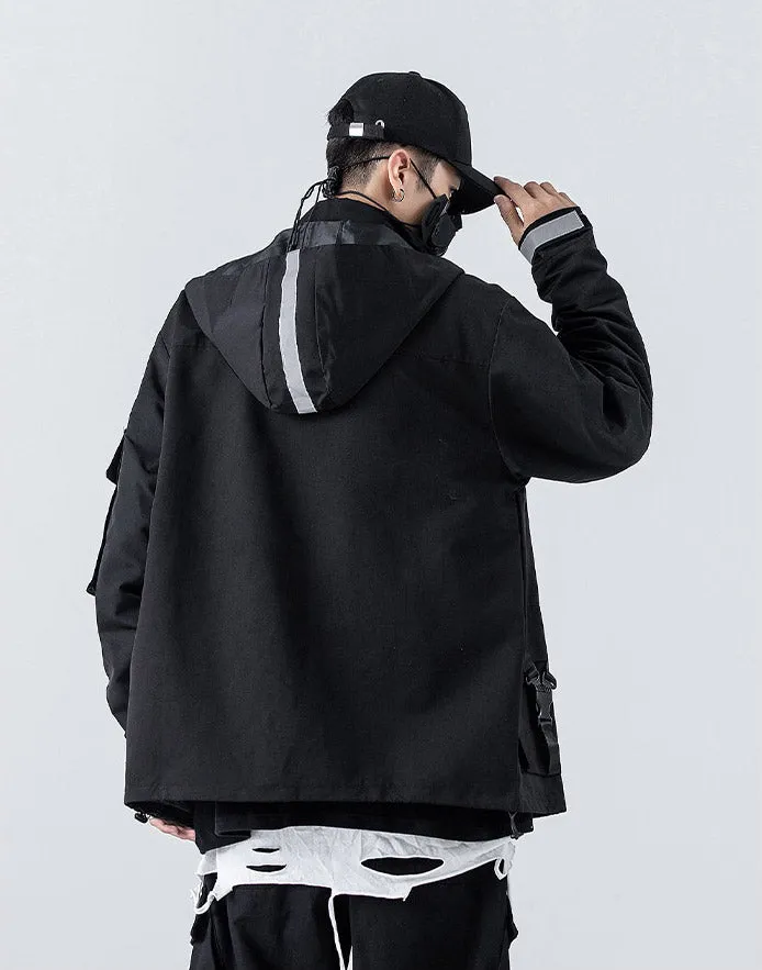 WLS New York Streetwear Cargo Winter Jacket