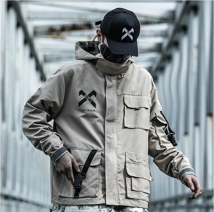 WLS New York Streetwear Cargo Winter Jacket