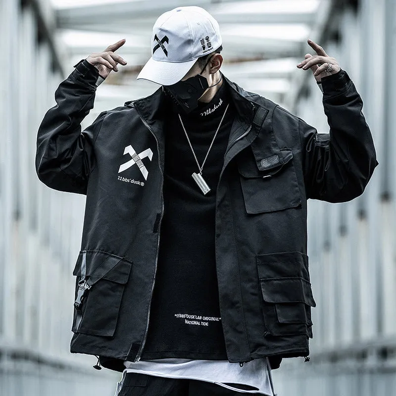 WLS New York Streetwear Cargo Winter Jacket