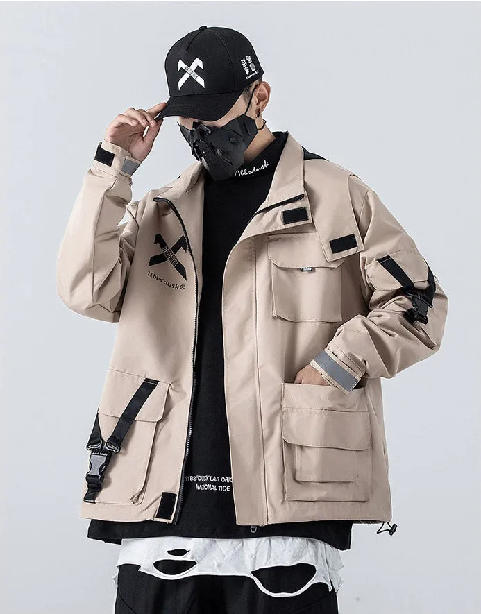 WLS New York Streetwear Cargo Winter Jacket