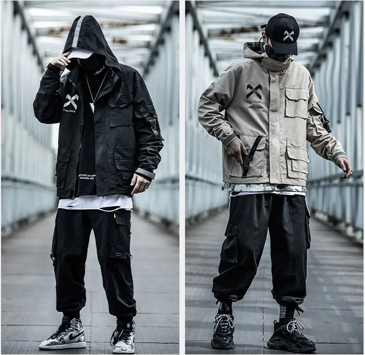 WLS New York Streetwear Cargo Winter Jacket