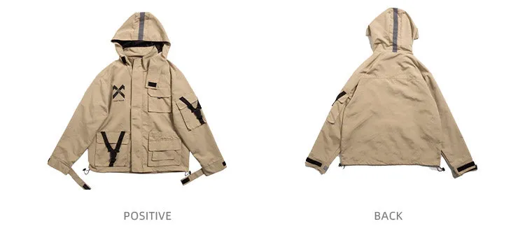 WLS New York Streetwear Cargo Winter Jacket