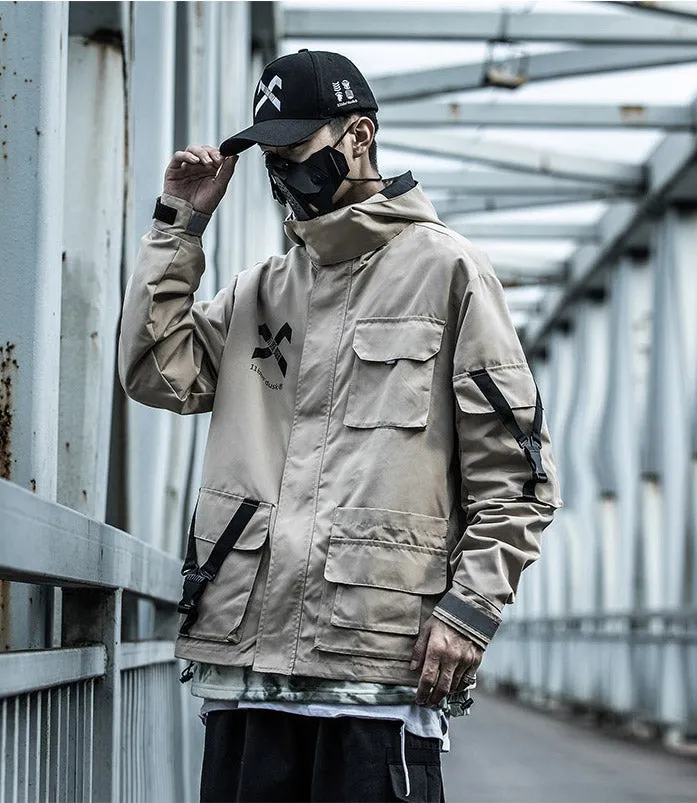 WLS New York Streetwear Cargo Winter Jacket