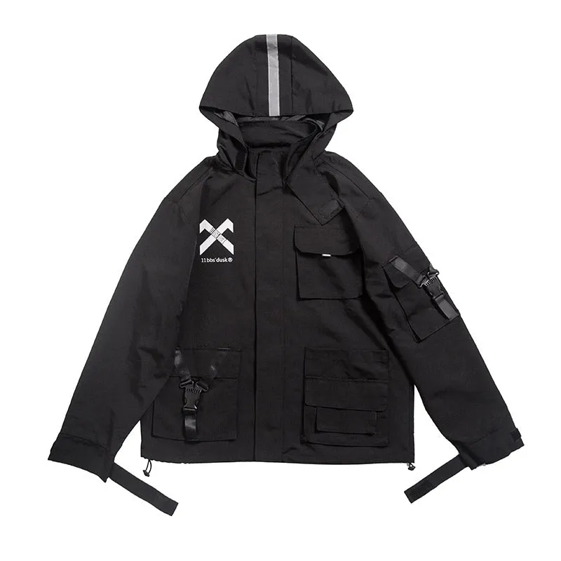 WLS New York Streetwear Cargo Winter Jacket