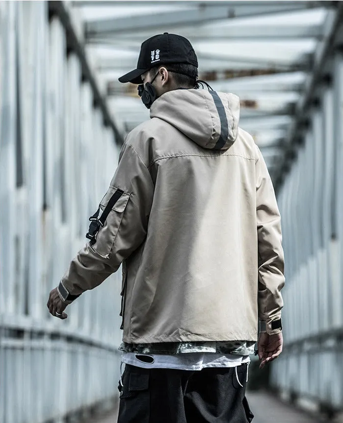 WLS New York Streetwear Cargo Winter Jacket