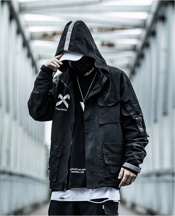 WLS New York Streetwear Cargo Winter Jacket