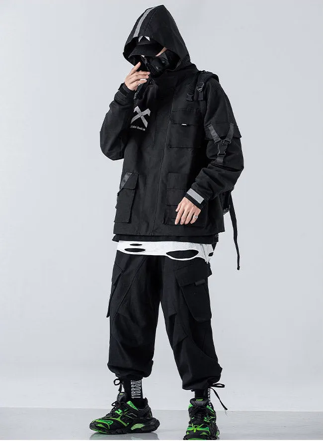 WLS New York Streetwear Cargo Winter Jacket