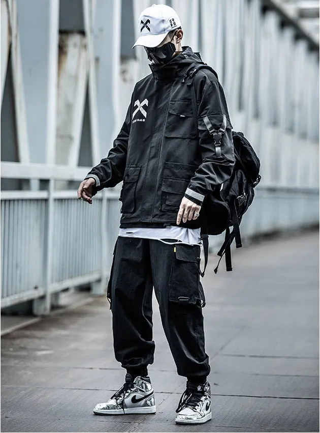 WLS New York Streetwear Cargo Winter Jacket