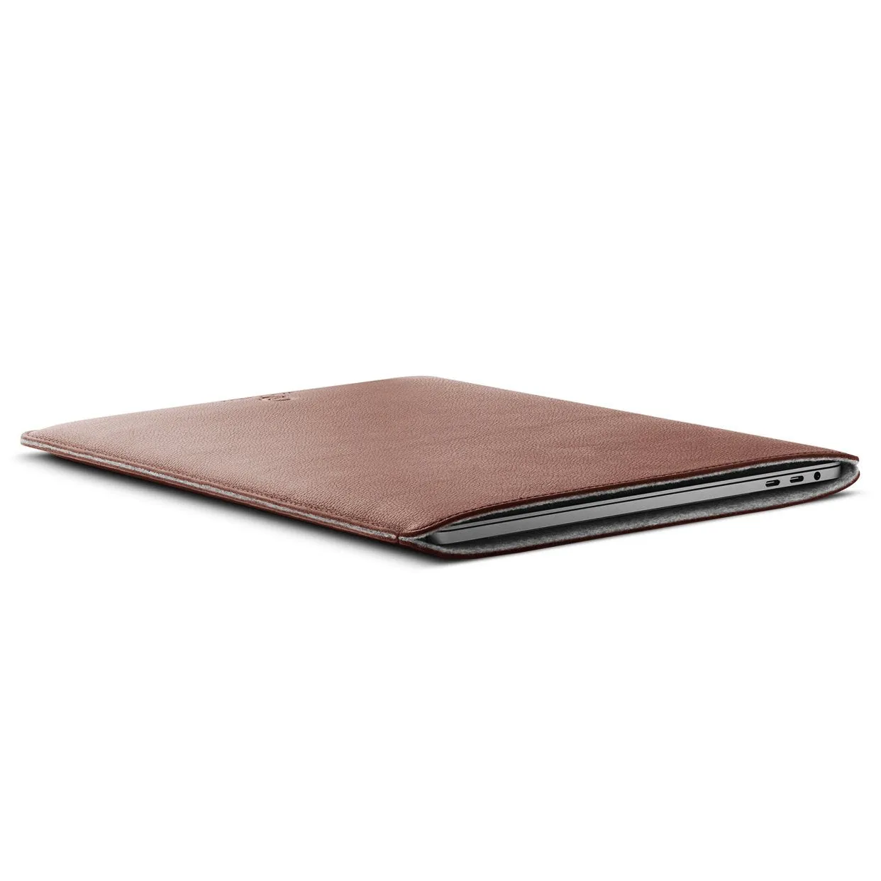 Woolnut Leather Sleeve for 16-inch MacBook Pro