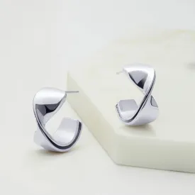 Zafino Marnie Hoop Earring - Silver